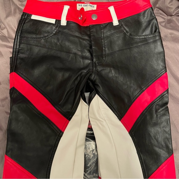 We The Free Color Block Rebel Vegan Pants BNWT - Picture 9 of 13